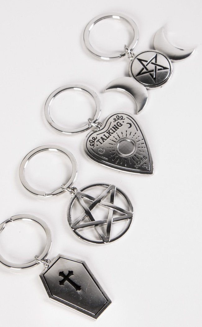 Black Magic Keyring | Planchette-Gothic Gifts-Tragic Beautiful