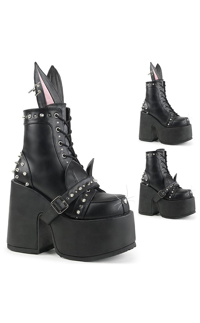 CAMEL-202 Black Boots-Demonia-Tragic Beautiful