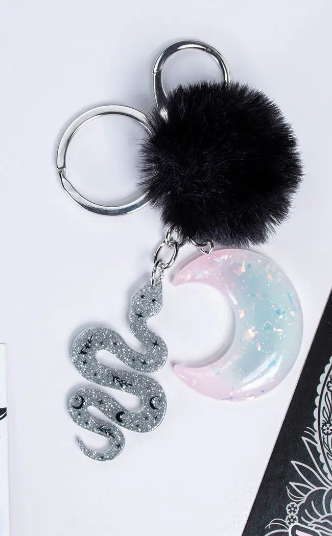 Celestial Snake Keychain-Drop Dead Gorgeous-Tragic Beautiful