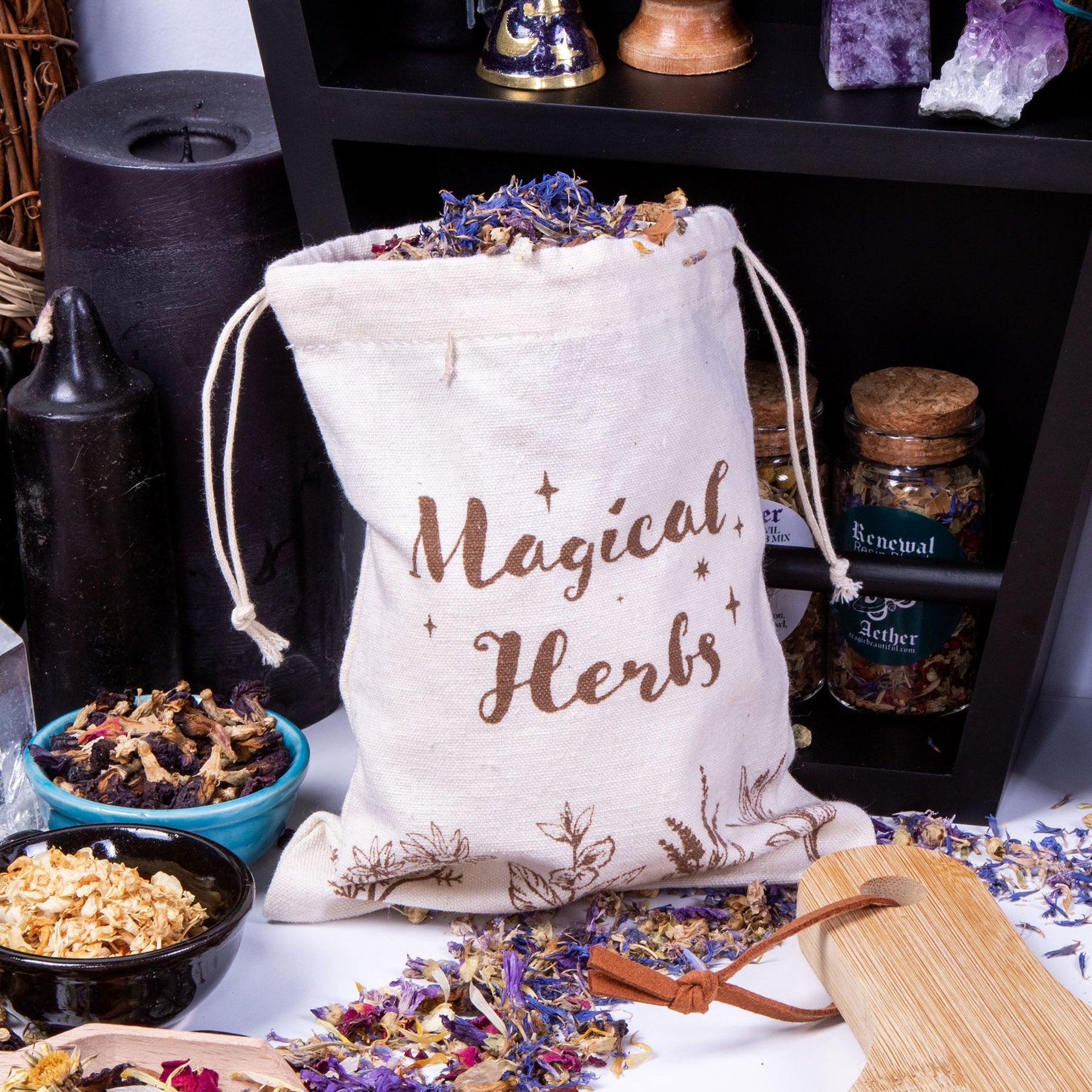 Cotton Herb Storage Bag-Homewares-Tragic Beautiful