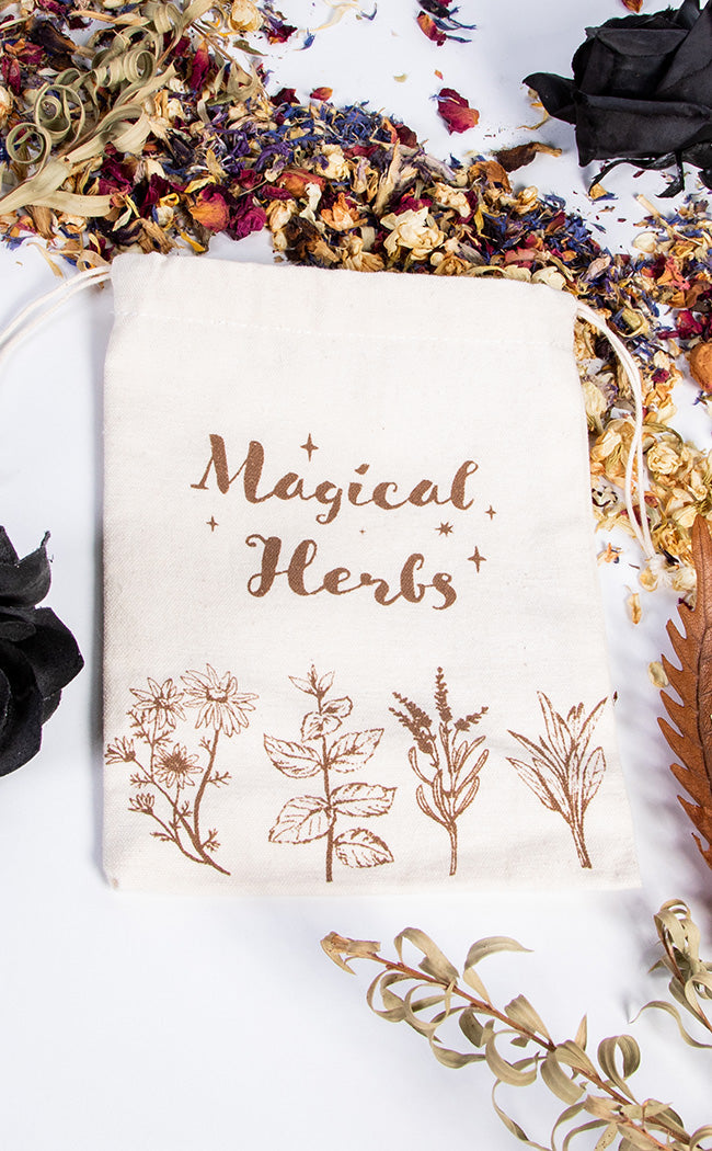 Cotton Herb Storage Bag-Homewares-Tragic Beautiful