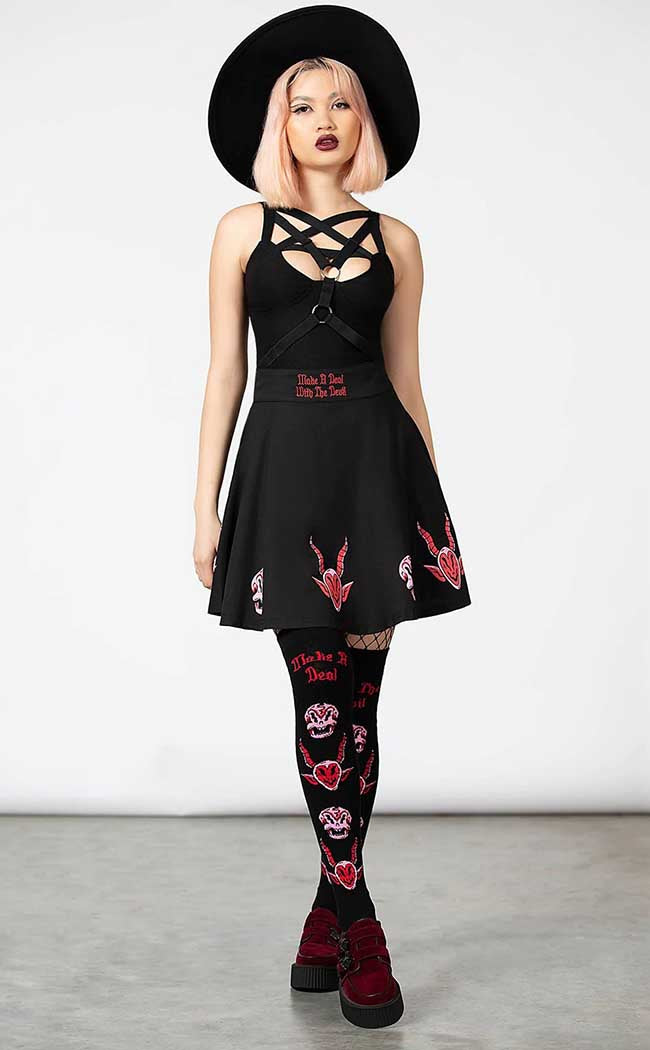 Covenant Skater Skirt-Killstar-Tragic Beautiful