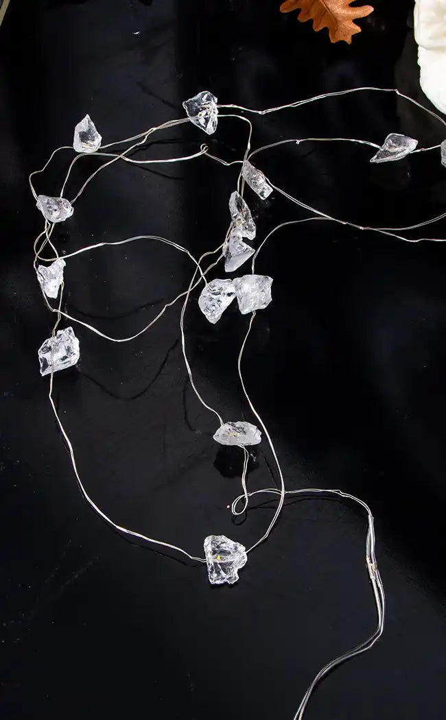 Crystal String Lights | Clear Quartz-Crystals-Tragic Beautiful