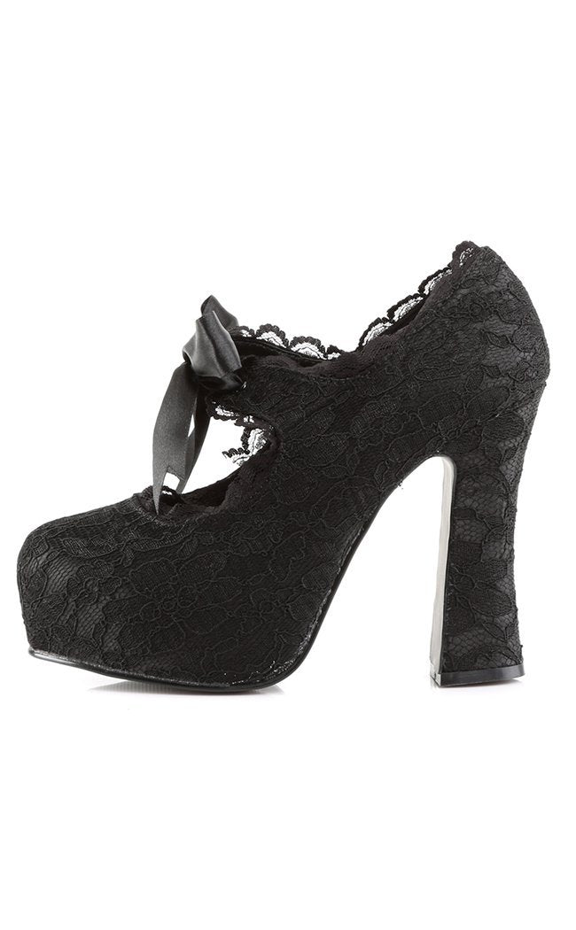 DEMON-11 Black Heels-Demonia-Tragic Beautiful