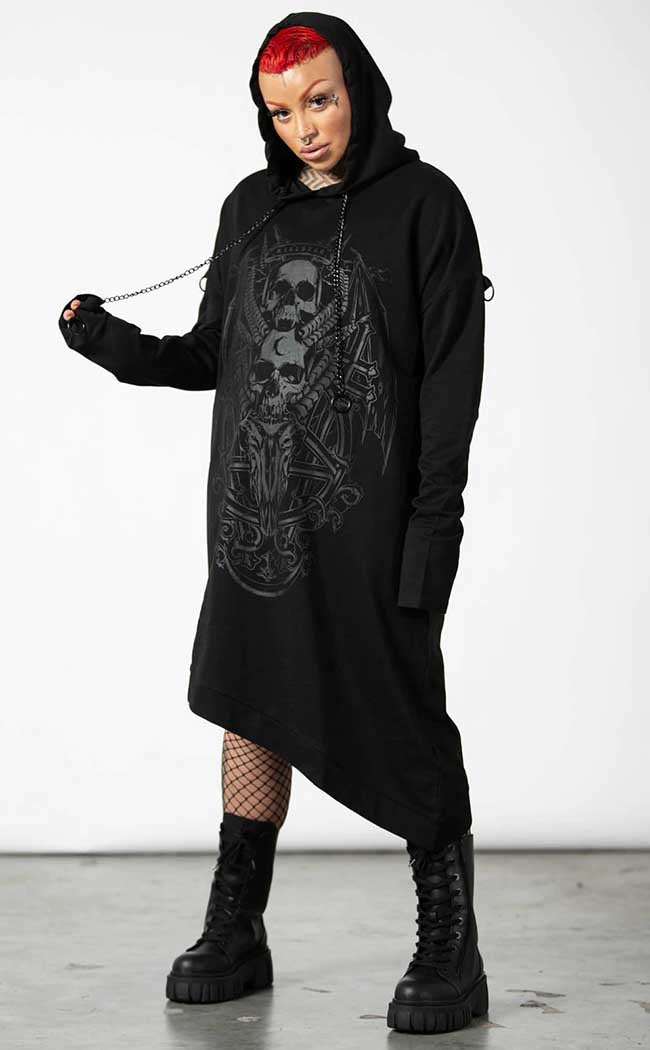 Dispare Asymmetrical Hoodie-Killstar-Tragic Beautiful