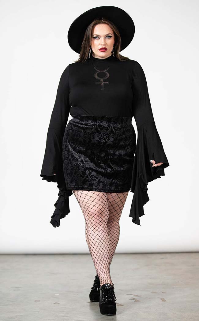 Doom Duchess Skirt | Black-Killstar-Tragic Beautiful