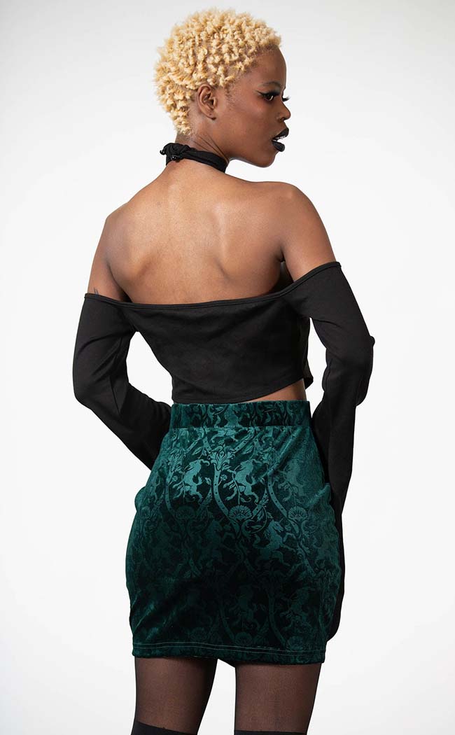 Doom Duchess Skirt | Emerald-Killstar-Tragic Beautiful