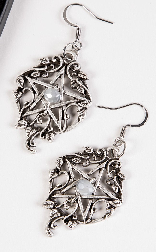 Druidess Earrings | Smoke-Gothic Jewellery-Tragic Beautiful