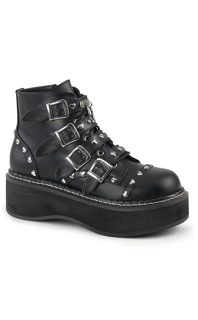 EMILY-315 Black Boots-Demonia-Tragic Beautiful