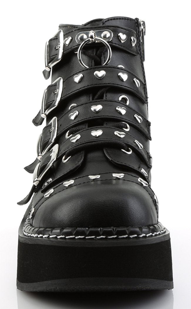 EMILY-315 Black Boots-Demonia-Tragic Beautiful