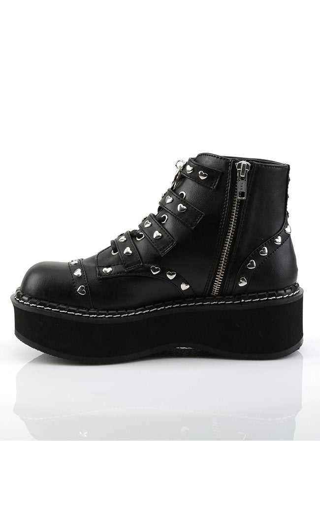 EMILY-315 Black Boots-Demonia-Tragic Beautiful