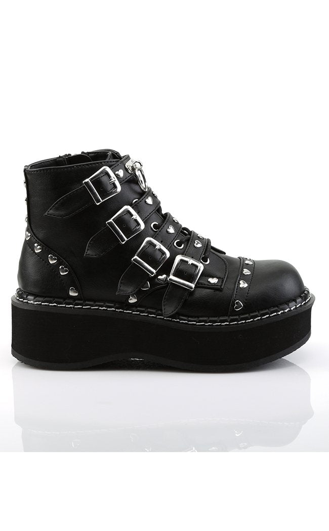 EMILY-315 Black Boots-Demonia-Tragic Beautiful