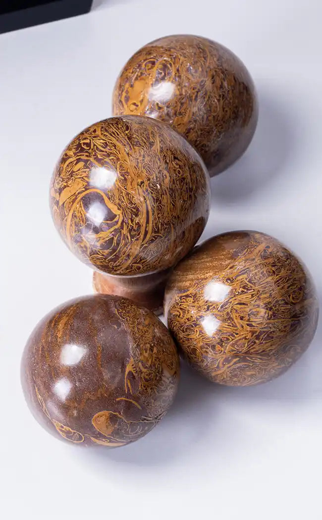 Elephant Skin Jasper | Miriam Stone Spheres-Crystals-Tragic Beautiful