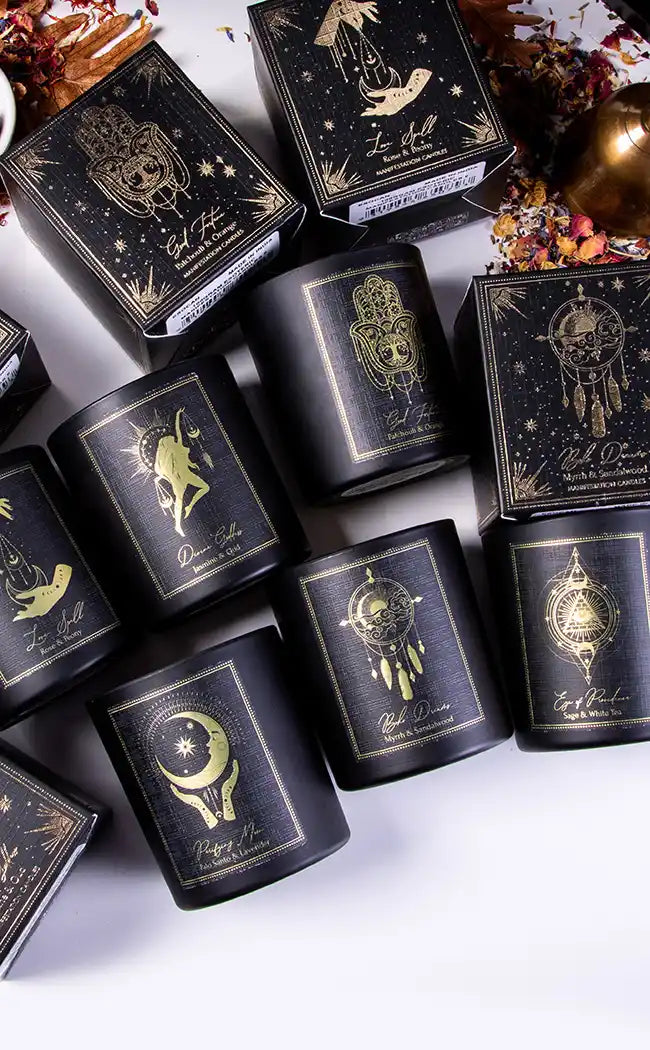 Esoteric Collection | Crystal Candle | Jasmine & Oud-Candle Magic-Tragic Beautiful