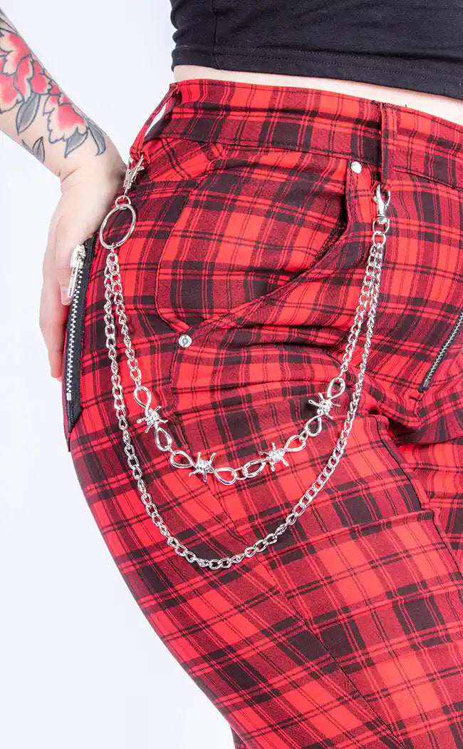 Barbed wire 2025 belt chain