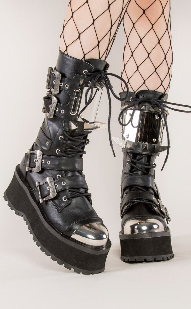 GRAVEDIGGER-250 Vegan Boots-Demonia-Tragic Beautiful