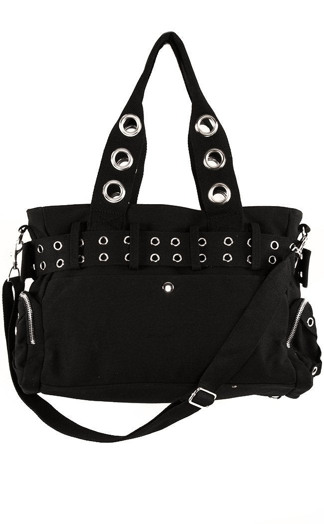 Handcuff Handbag Black-Banned Apparel-Tragic Beautiful