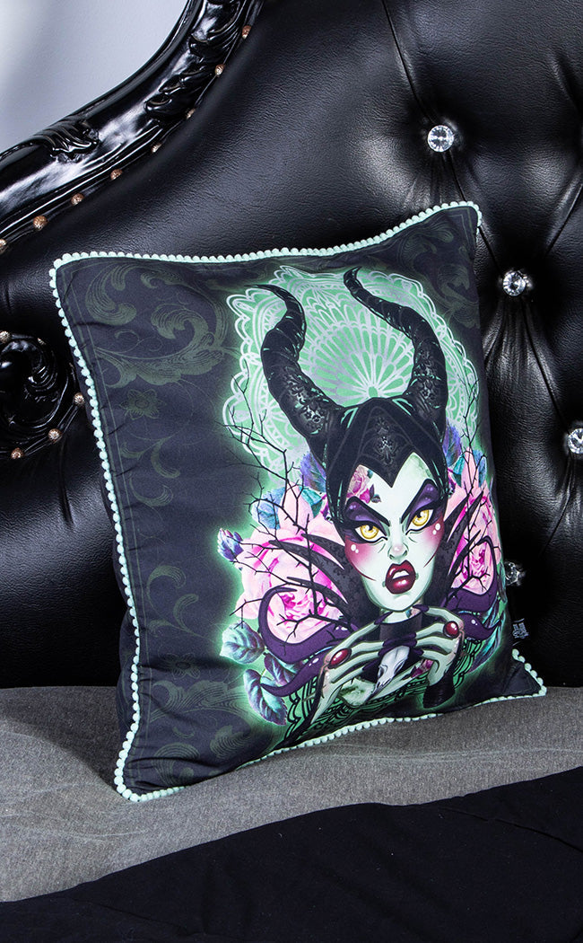 Hello Beastie Cushion Cover-Rose Demon-Tragic Beautiful