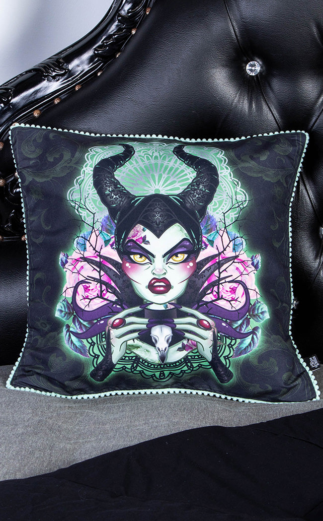 Hello Beastie Cushion Cover-Rose Demon-Tragic Beautiful