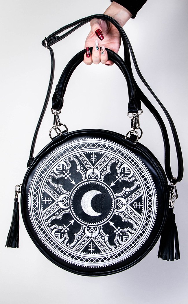 Henna Round Bag | White-Restyle-Tragic Beautiful