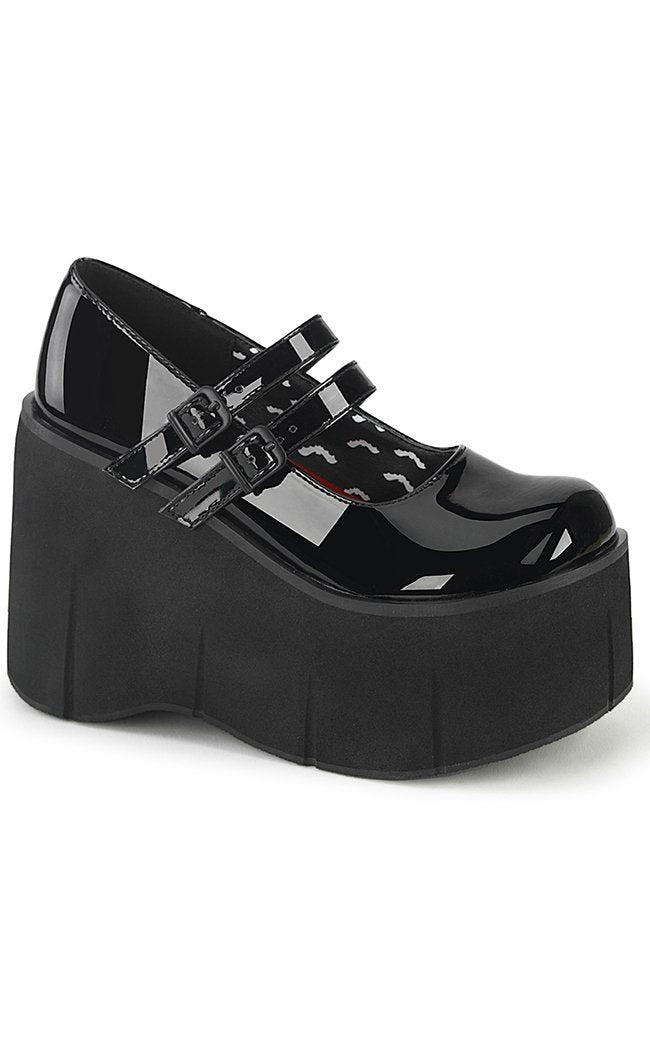 KERA-08 Black Patent Mary Janes-Demonia-Tragic Beautiful