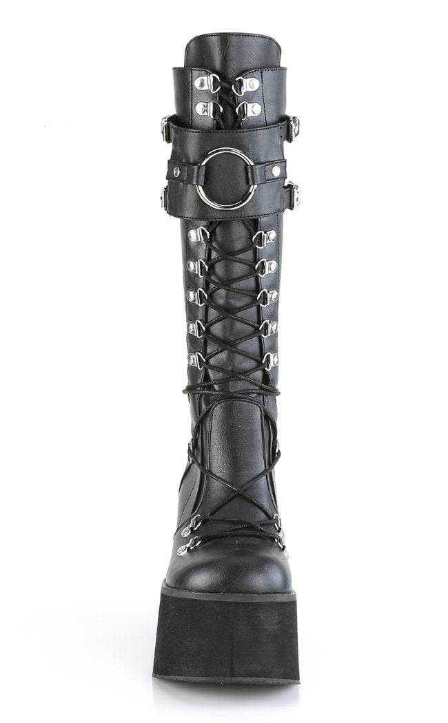 Kera-200 Knee High Platform Boots-Demonia-Tragic Beautiful