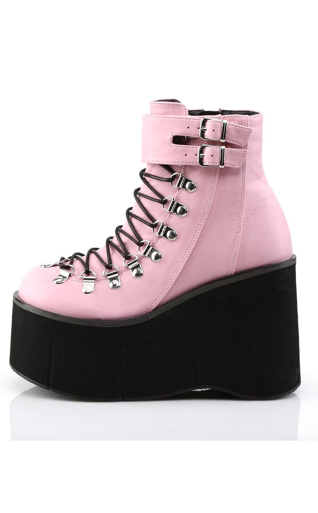 KERA-21 Baby Pink Boots-Demonia-Tragic Beautiful