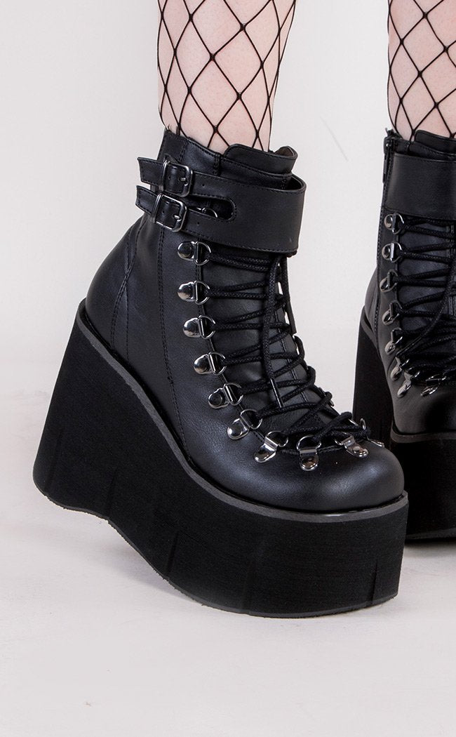 KERA-21 Black Boots-Demonia-Tragic Beautiful