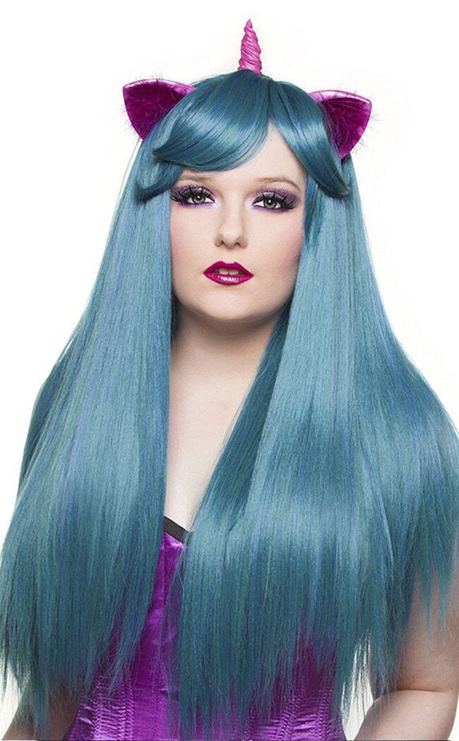 Lolita Doll Bella Turquoise Wig-Rockstar Wigs-Tragic Beautiful