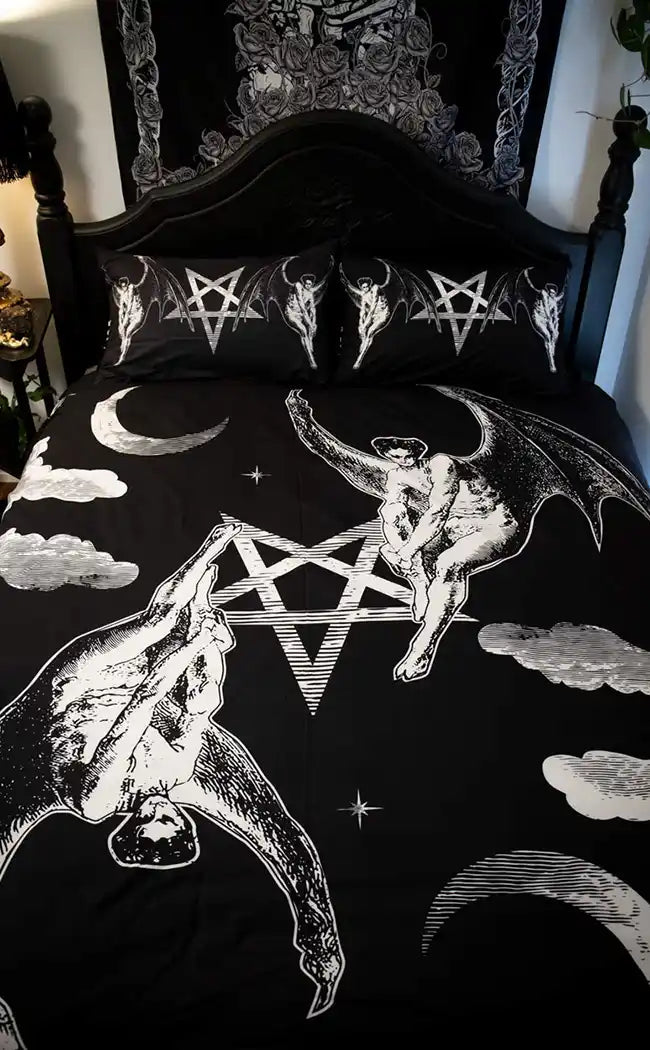 Lucifer Quilt Cover & Pillowcases-Wake N Bake-Tragic Beautiful