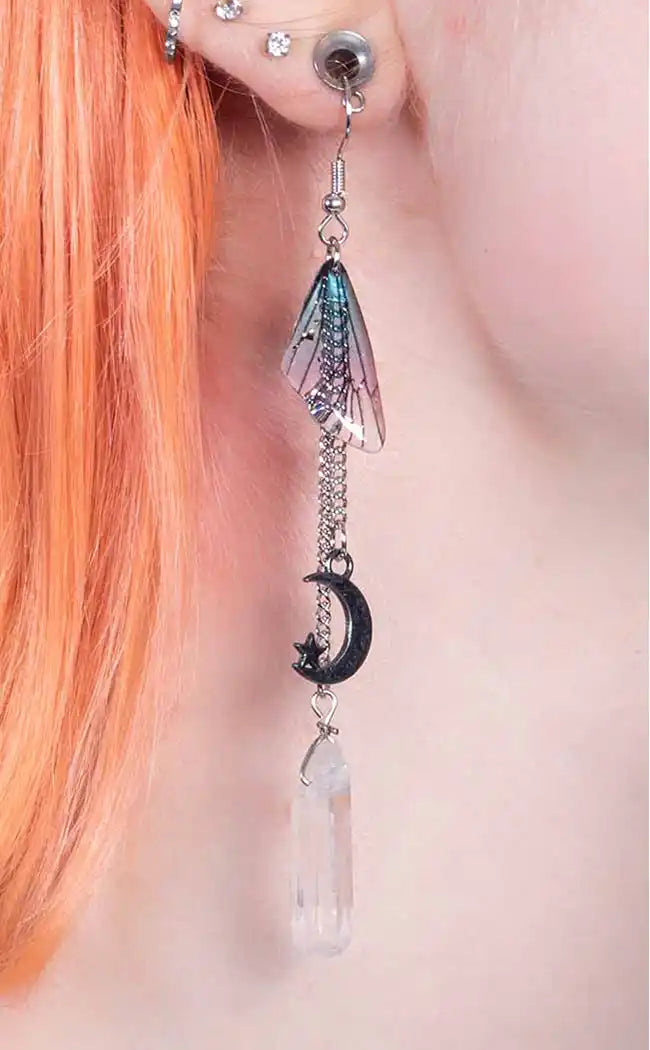 Luna Nymph Earrings-Gothic Jewellery-Tragic Beautiful