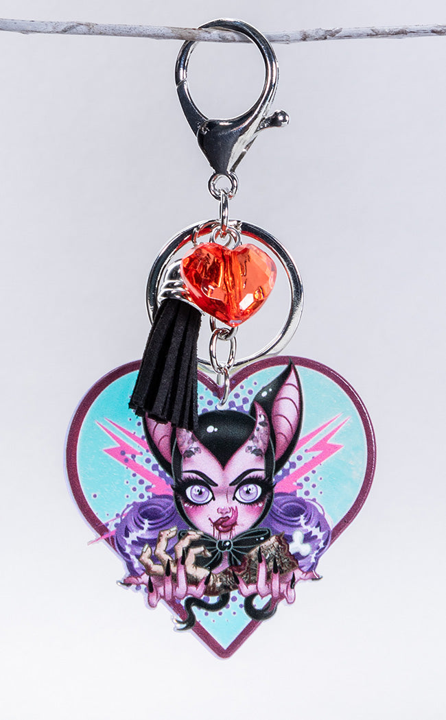 Man Eater Keychain-Rose Demon-Tragic Beautiful