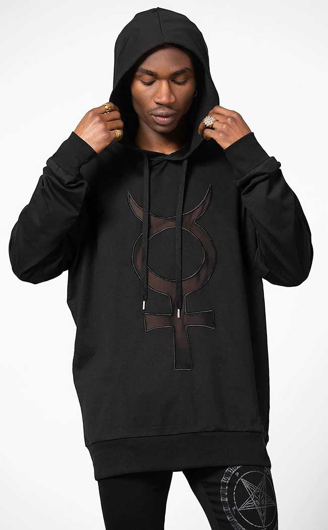 Mercury Rising Pull-Over Hoodie-Killstar-Tragic Beautiful