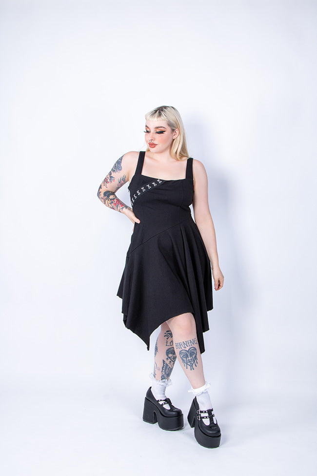 Midnight Rose Dress-Punk Rave-Tragic Beautiful