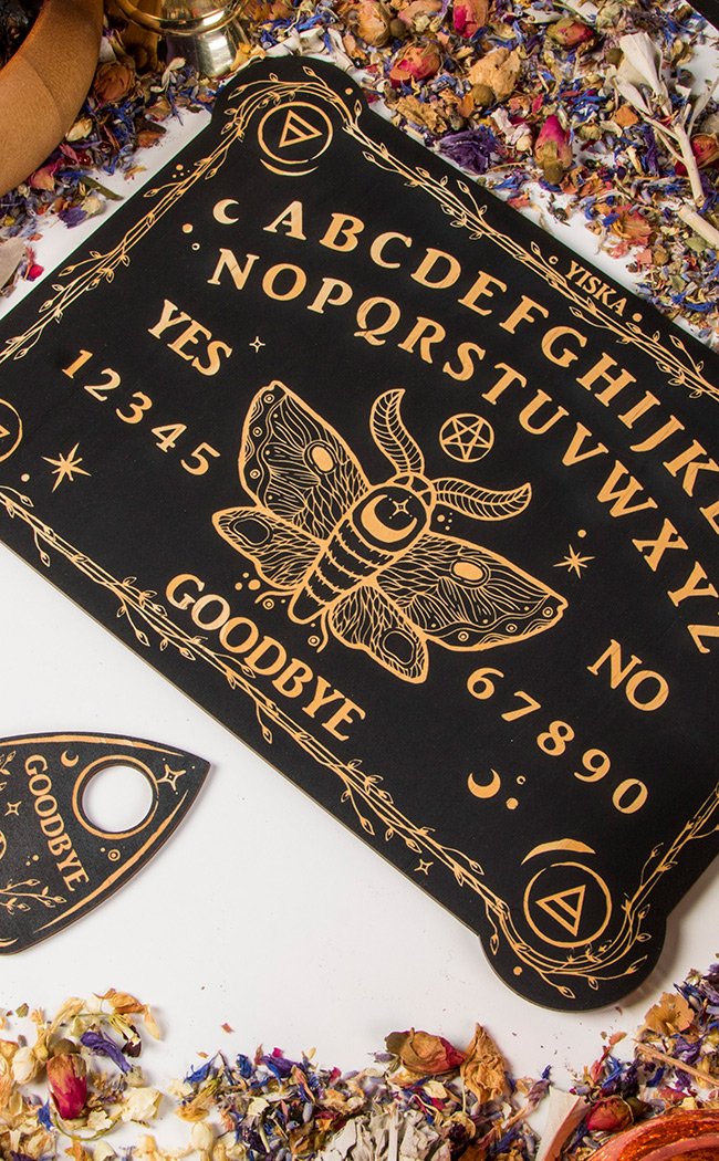 Moth Spirit Board & Planchette Set-Yiska-Tragic Beautiful