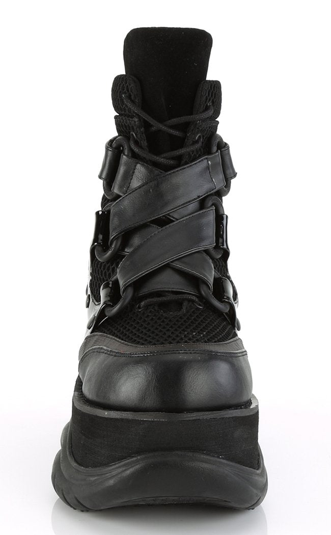 NEPTUNE-126 Platform Ankle Boots-Demonia-Tragic Beautiful