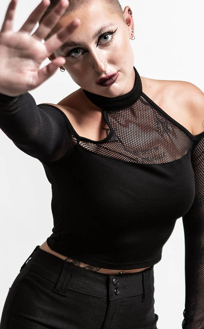 killstar fishnet top