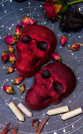 Nothing Else Matters Skull Bath Bomb-Aether-Tragic Beautiful