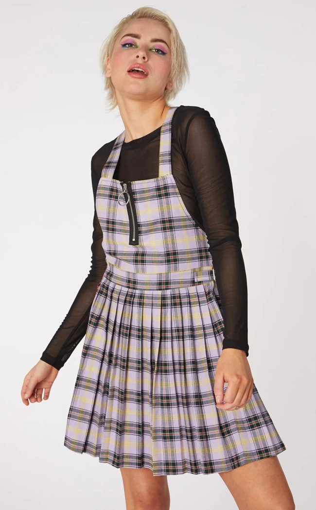 Outsider Tartan Pleat Pinny-Dangerfield-Tragic Beautiful