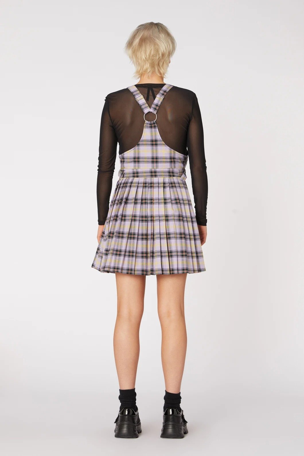 Outsider Tartan Pleat Pinny-Dangerfield-Tragic Beautiful