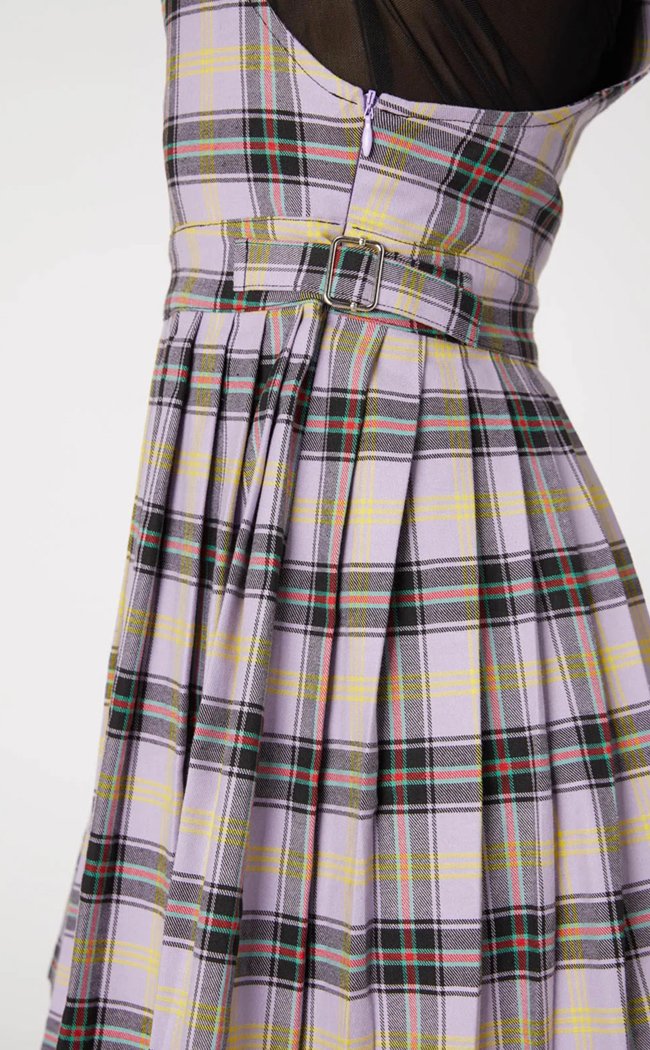 Outsider Tartan Pleat Pinny-Dangerfield-Tragic Beautiful