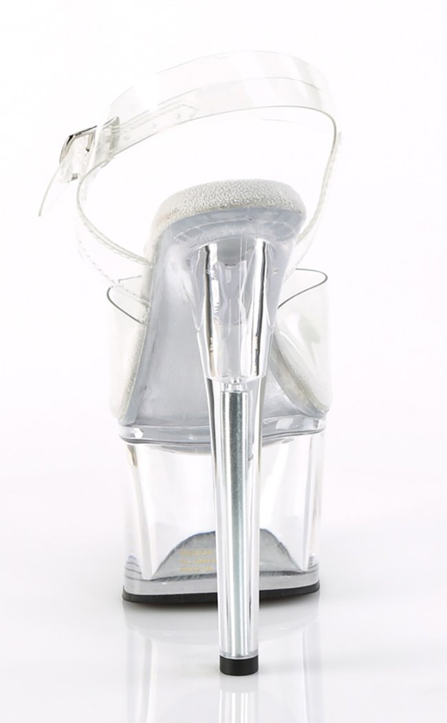 PASSION-708 Clear Platform Heels-Pleaser-Tragic Beautiful