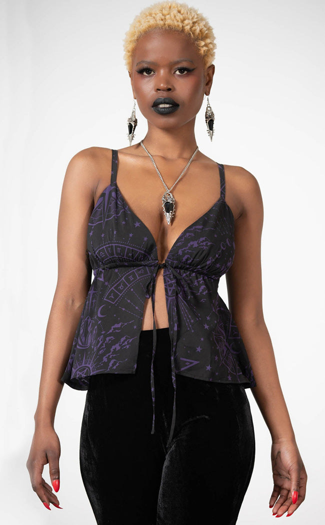 Pendant Chiffon Top-Killstar-Tragic Beautiful