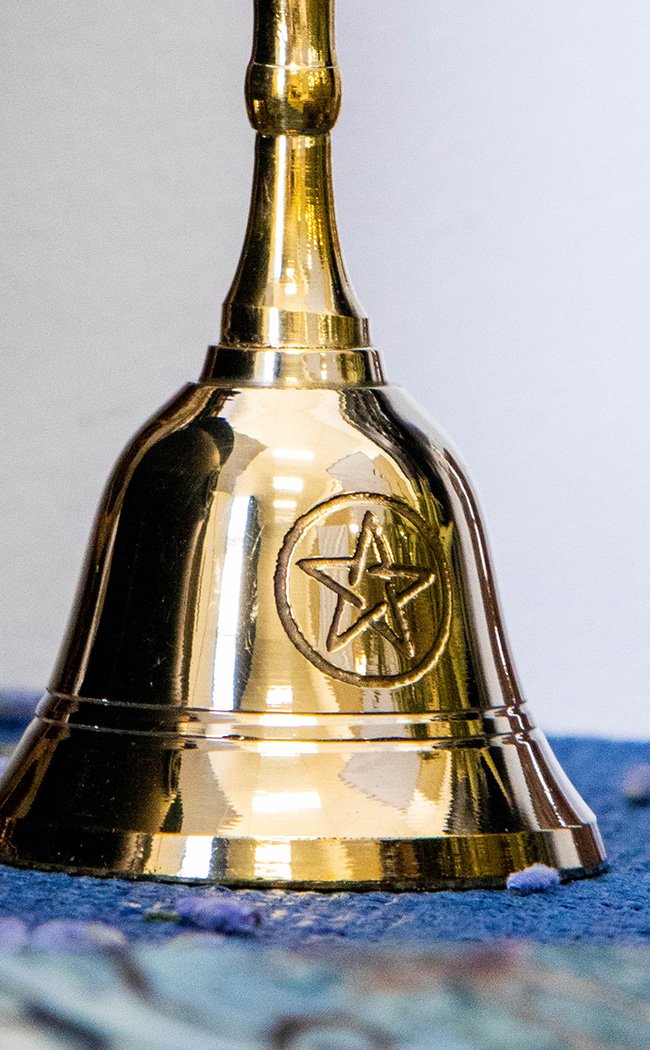 Pentacle Altar Bell | Gold-TB-Tragic Beautiful
