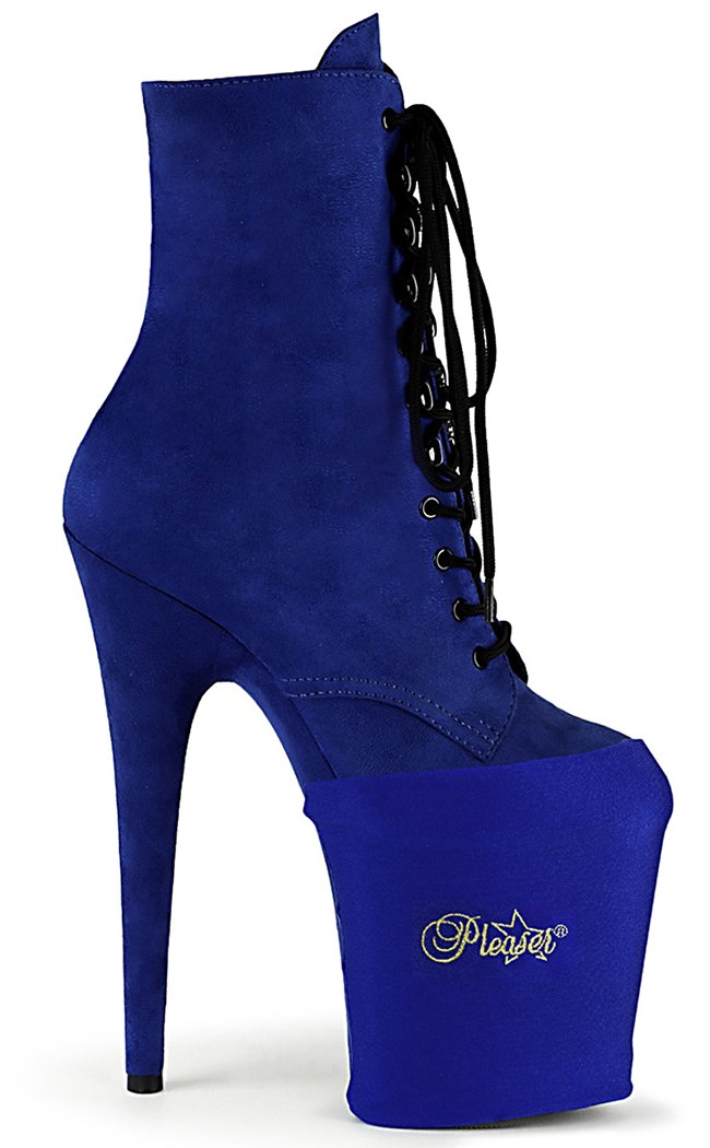 Pole Shoe Protectors | Royal Blue Lycra-Pleaser-Tragic Beautiful