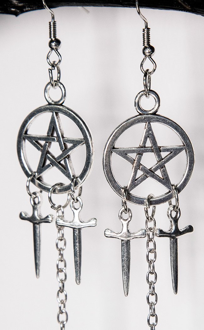 Priestess Earrings-Gothic Jewellery-Tragic Beautiful