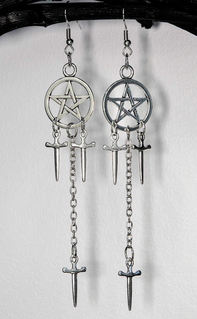 Priestess Earrings-Gothic Jewellery-Tragic Beautiful