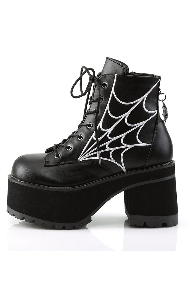 RANGER-105 Black Boots-Demonia-Tragic Beautiful