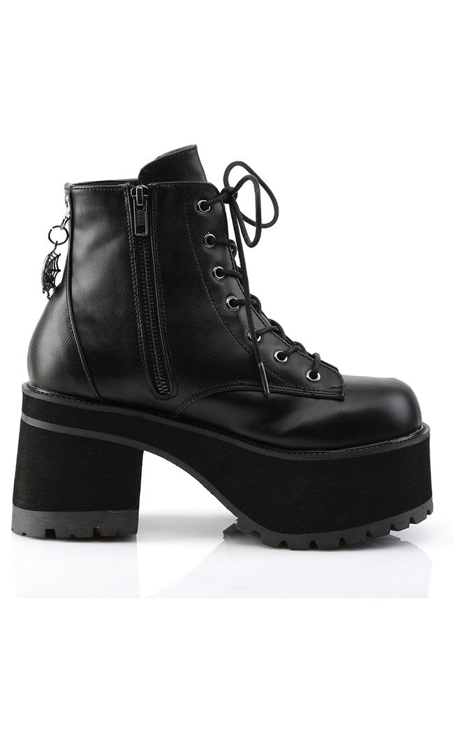 RANGER-105 Black Boots-Demonia-Tragic Beautiful