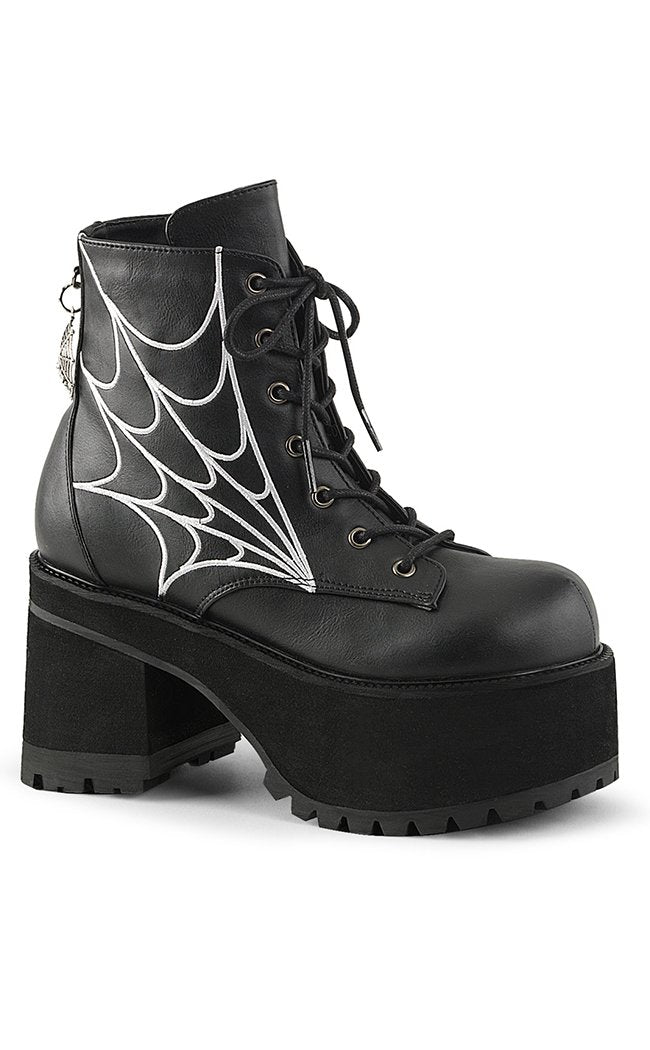 RANGER-105 Black Boots-Demonia-Tragic Beautiful